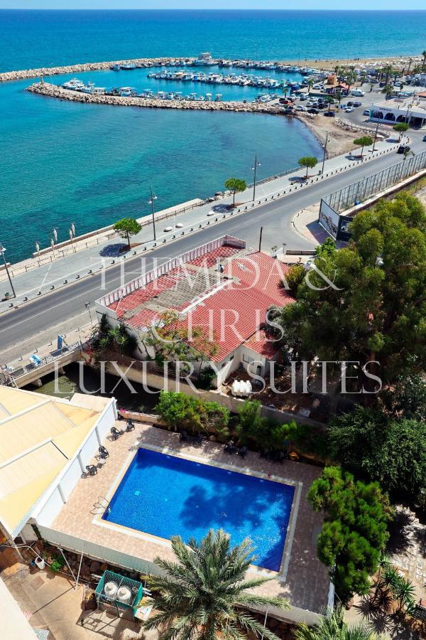 Luxury Penthouse 1Br-Seafront-Seasonal Pool-Central Larnaca Zewnętrze zdjęcie