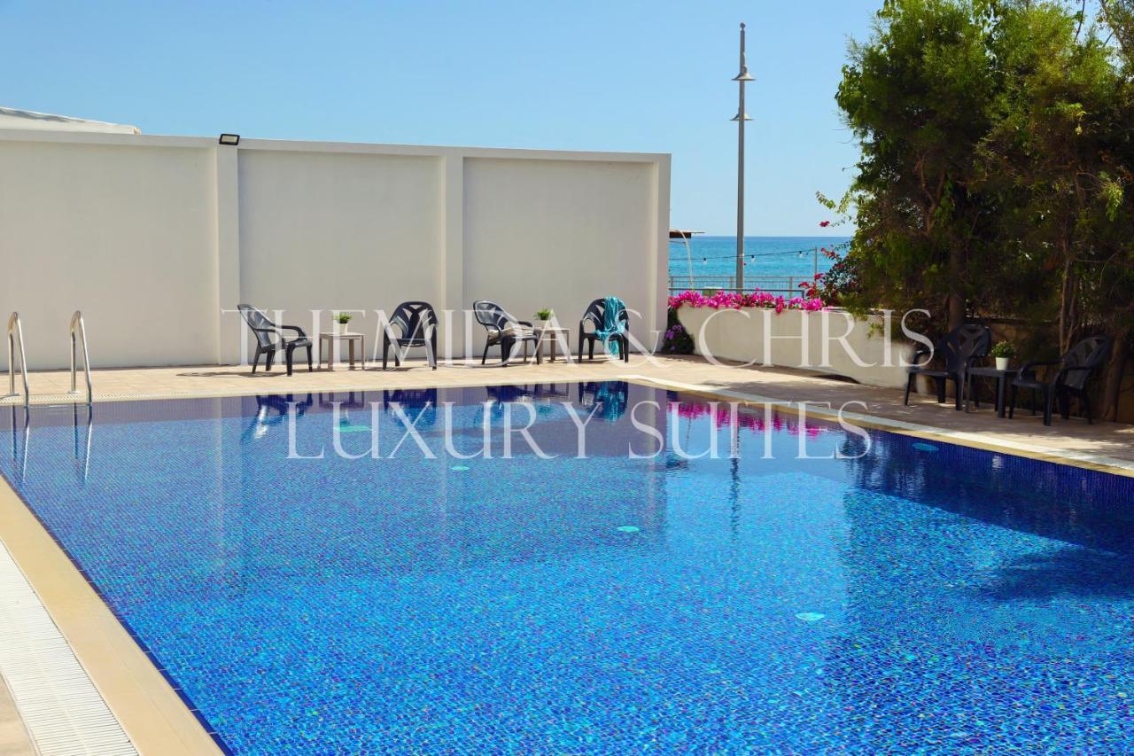 Luxury Penthouse 1Br-Seafront-Seasonal Pool-Central Larnaca Zewnętrze zdjęcie